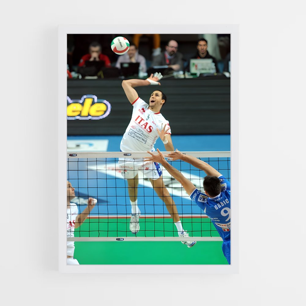 Poster L'Élan du Volley – affiche Volleyball (vue 3)